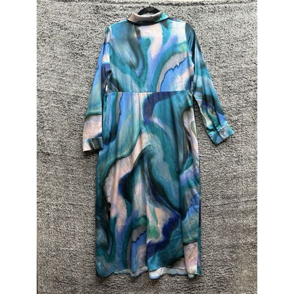 Pietro Brunelli Milano Royal Blue Anne Maternity Dress Made in Italy Size Small - Picture 2 of 12